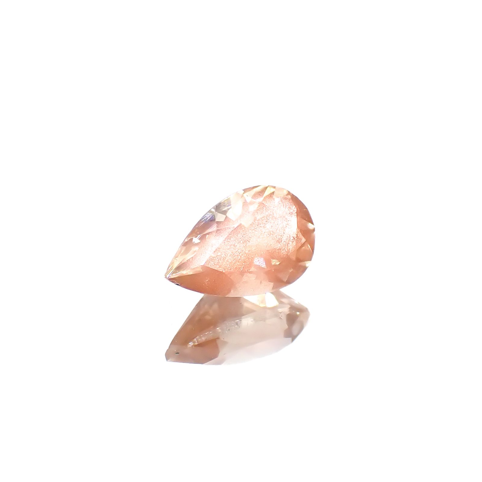 オレゴンサンストーン アメリカ・オレゴン州産 0.83ct[240628203]7.9x5mm前後