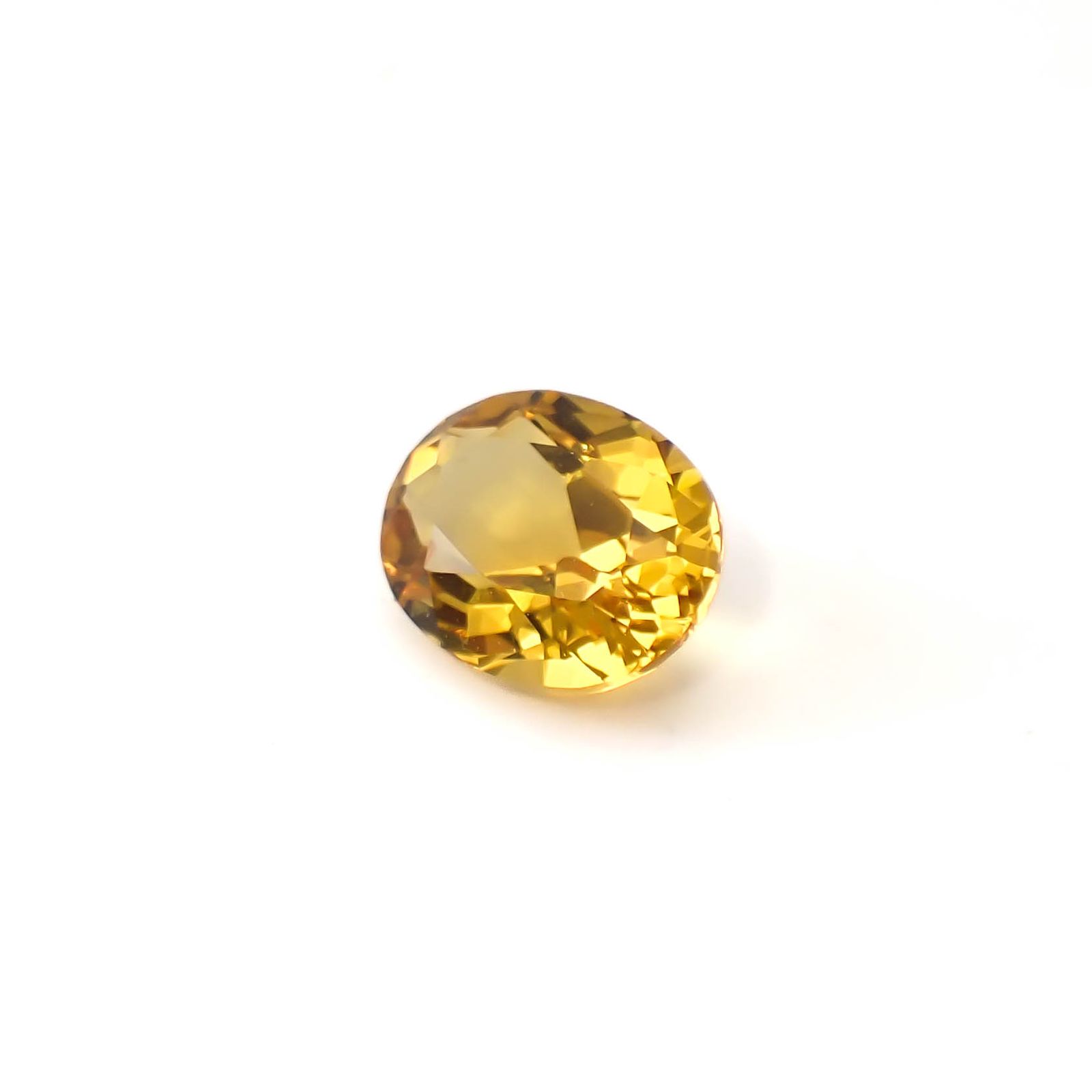ゴールデンベリル(宝石名ゴールデン・ベリル)ブラジル産 1.15ct 識別済[250330164]8.1x6.2mm前後
