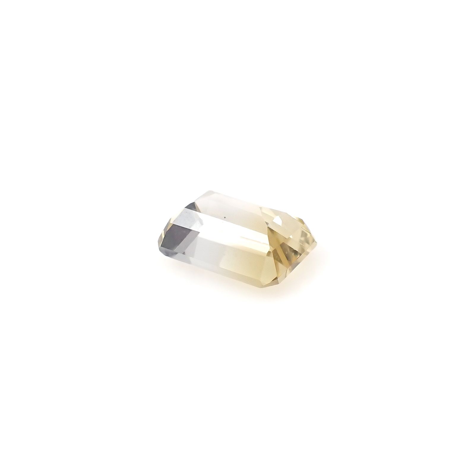 バイカラーシトリン ブラジル・ミナスジェライス州産 7.35ct[240326464]13.4x10.1mm前後