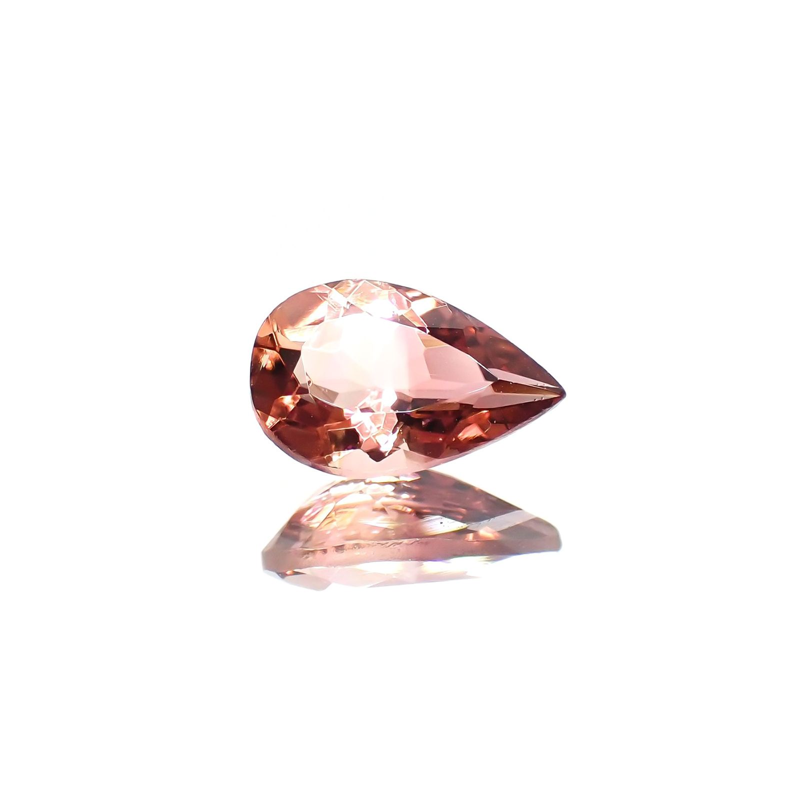 バイカラートルマリン(宝石名バイカラー・トルマリン) コンゴ民主共和国産 1.12ct 識別済[211013605]8.9×5.9mm前後