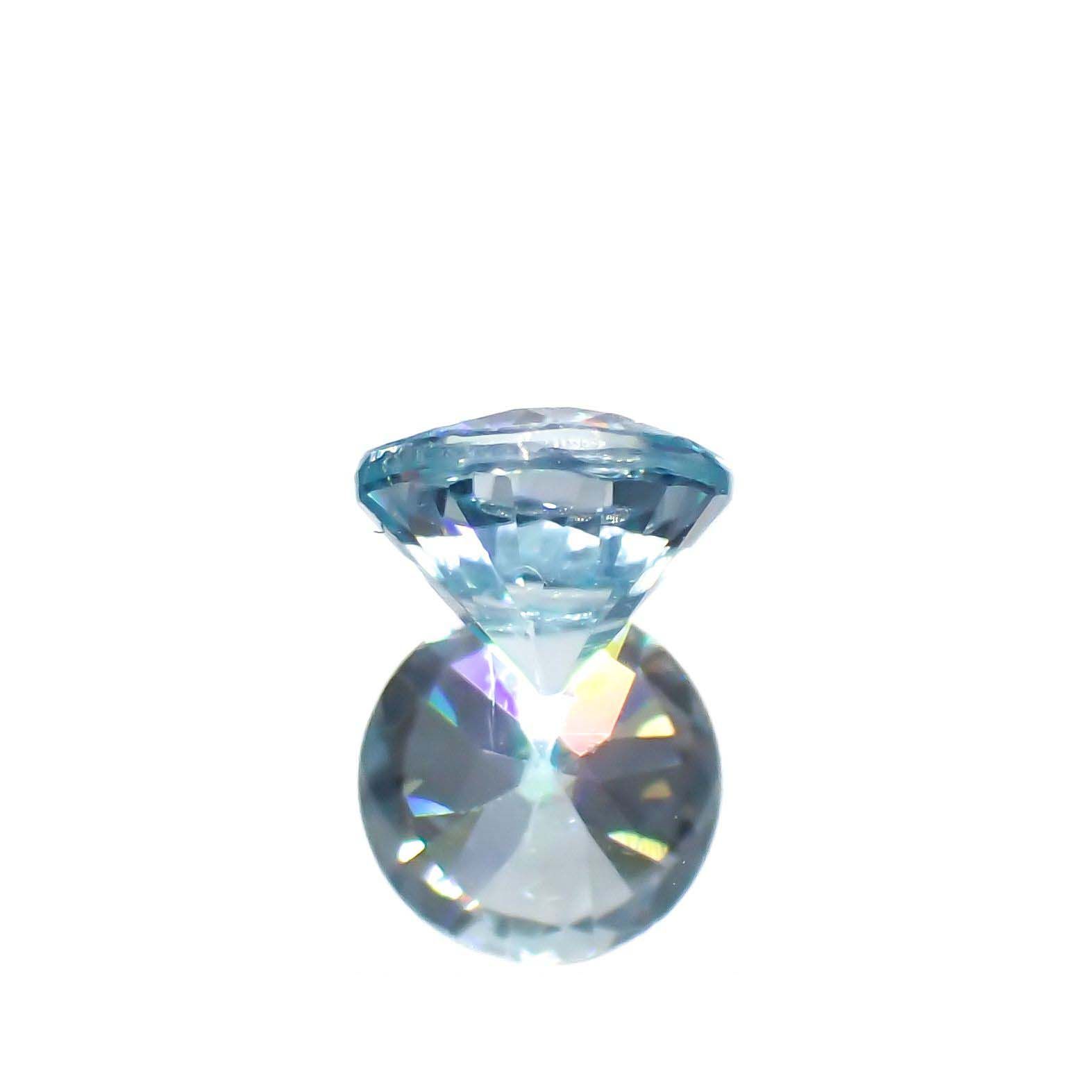 アイスブルージルコン カンボジア産 0.73ct[221018651]4.9x4.8mm前後
