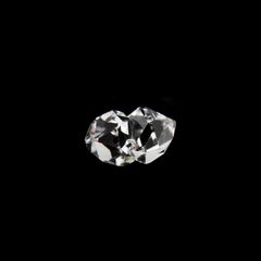 ハーキマーダイヤモンド 原石 アメリカ・ニューヨーク州産 2.96ct[240125363]11.2x7.1mm前後