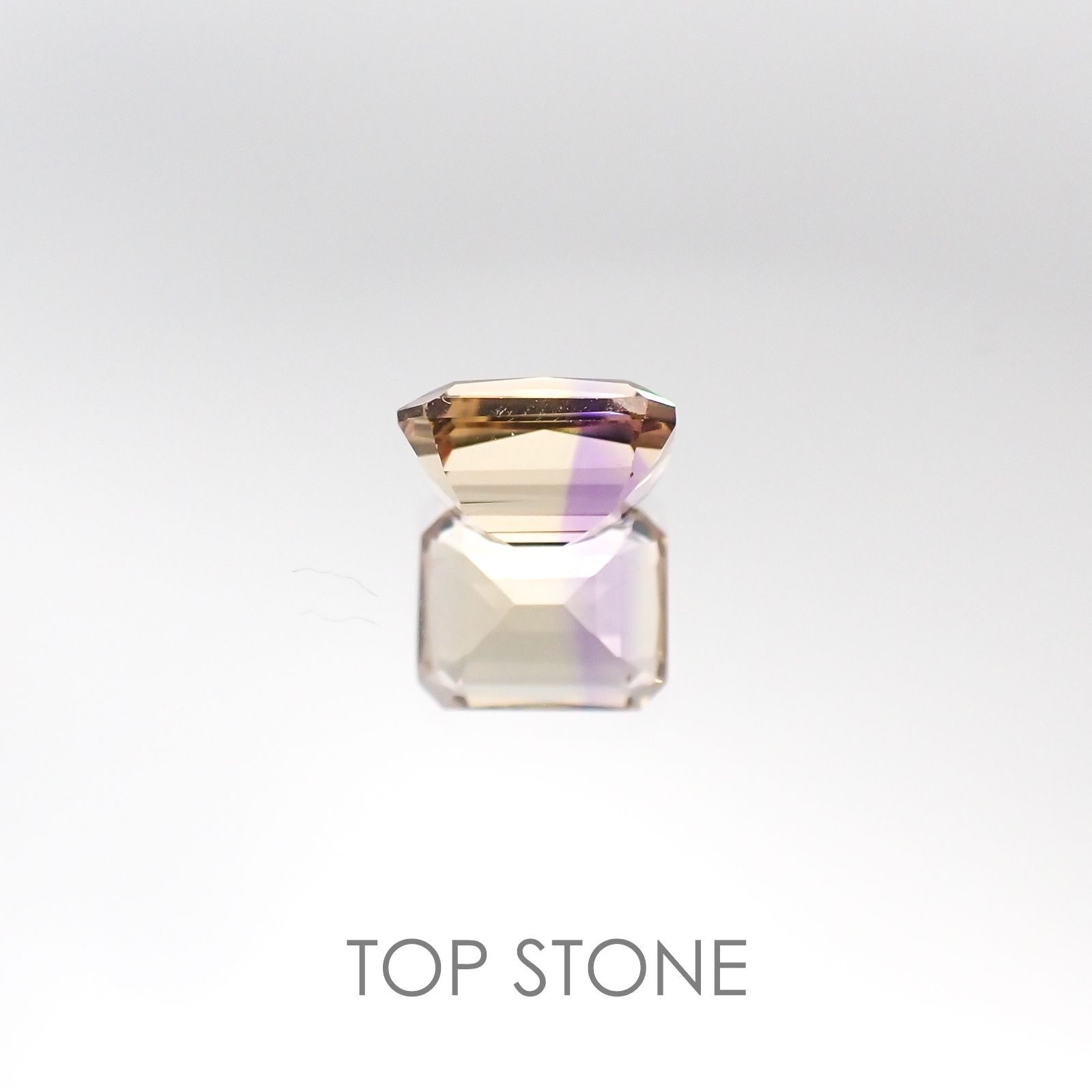 アメトリン ブラジル産 ルース 1.65ct[20095346]7.6×6.1mm前後