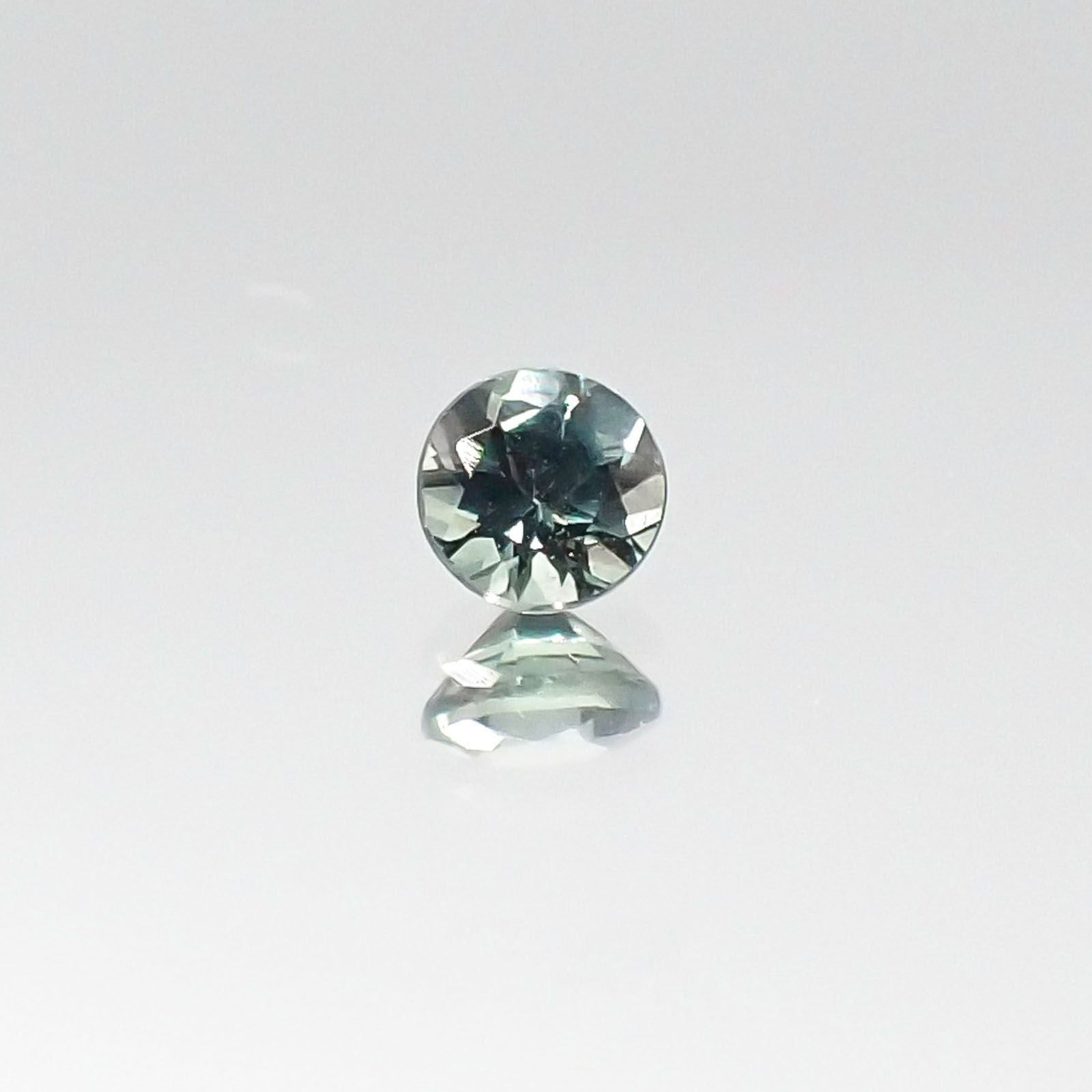 モンタナサファイア アメリカ産 ルース 0.17ct[20096055]3.2×3.1mm前後