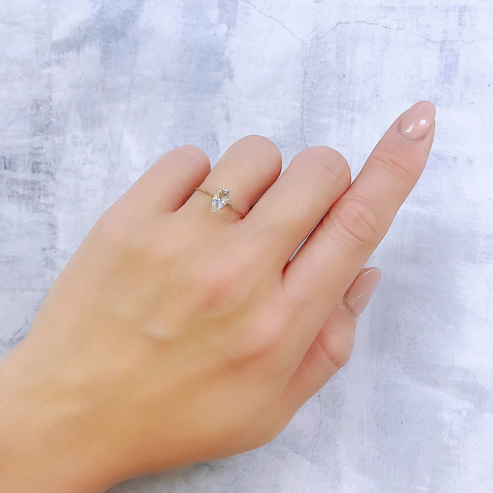 オリゴクレース(宝石名オリゴクレース)ブラジル産 0.64ct 識別済[221219444]7.9x4.5mm前後