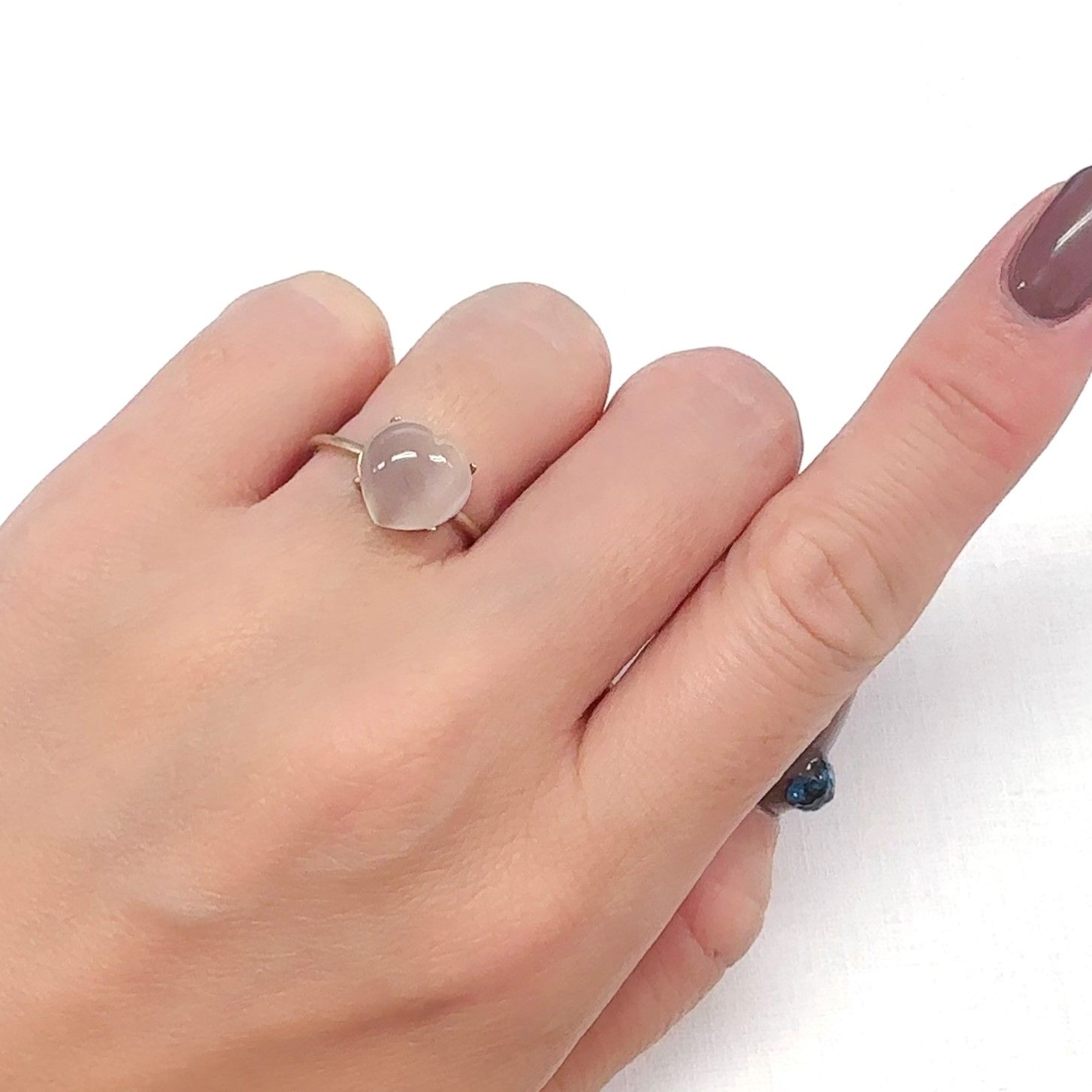 ムーンストーンキャッツアイ インド産 3.41ct[240527763]10x9.7mm前後
