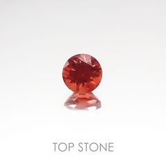 オレゴンサンストーン アメリカ産 ルース 0.51ct[20117083]5.1×5.1mm前後