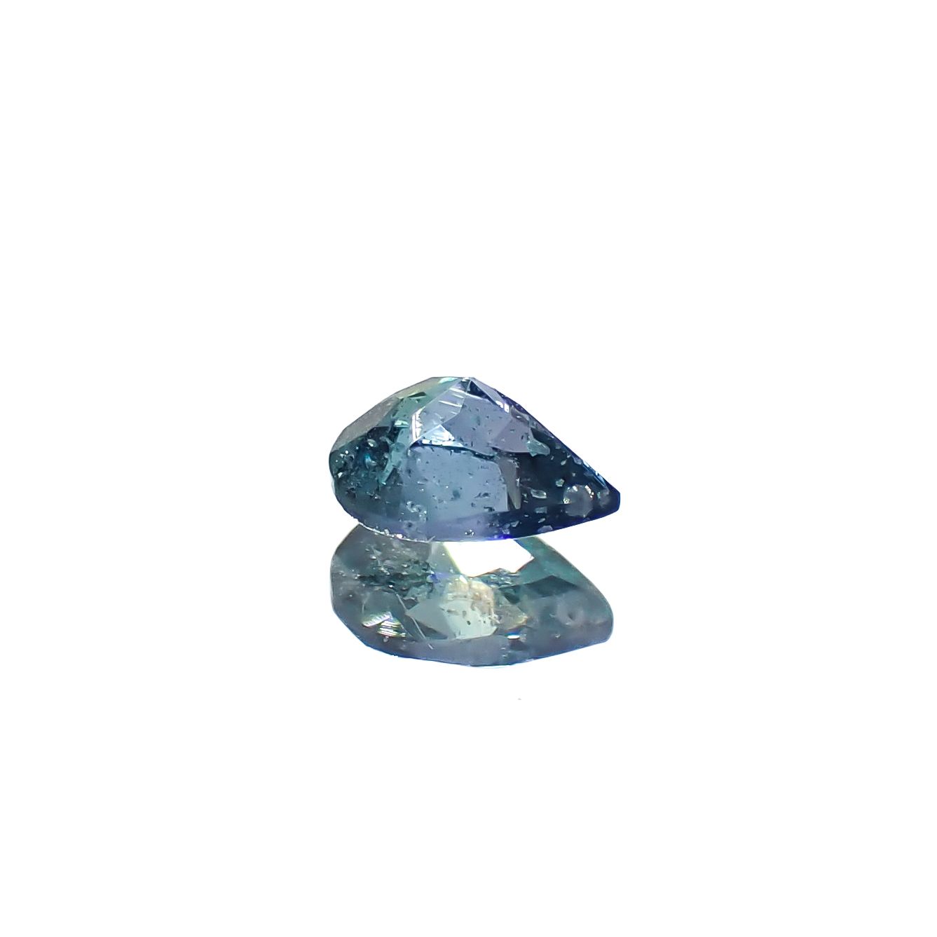 ブルーグリーンコーネルピン(宝石名ブルーグリーン・コーネルピン)タンザニア産 0.14ct 識別済[240527675]3.9x2.9mm前後