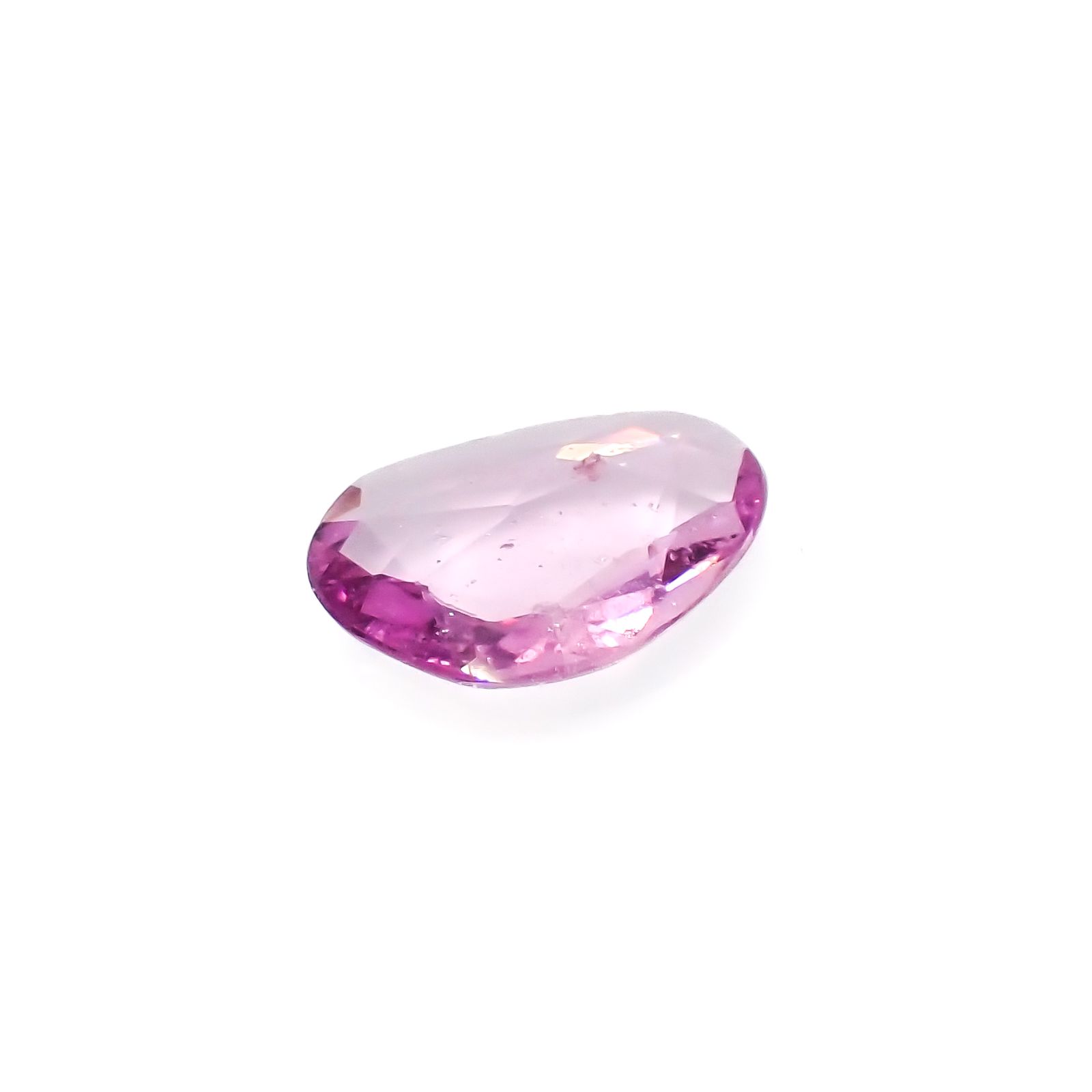 ◇ローズカット◇パープルピンクサファイア マダガスカル産 0.55ct[230722666]7.4x5.6mm前後