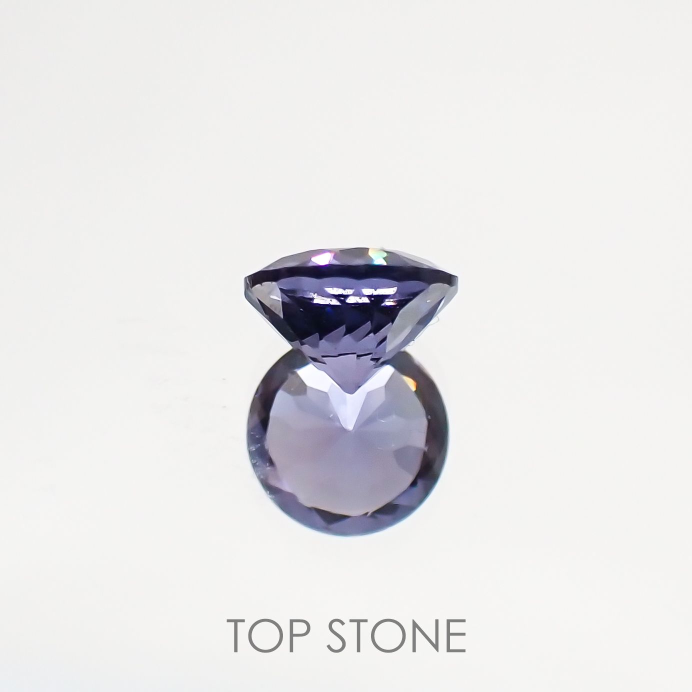 ラベンダースピネル ビルマ産 ルース 0.51ct[210811120]4.9×4.9mm前後