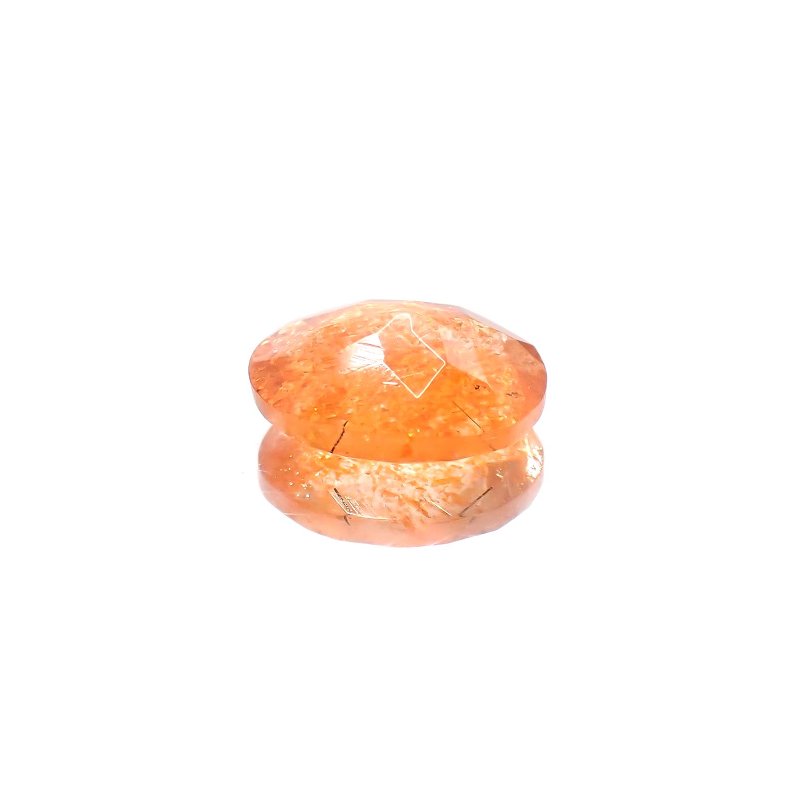 イリュージョンサンストーン(宝石名オリゴクレース)タンザニア産 1.59ct 識別済[250113871]9.1x7mm前後