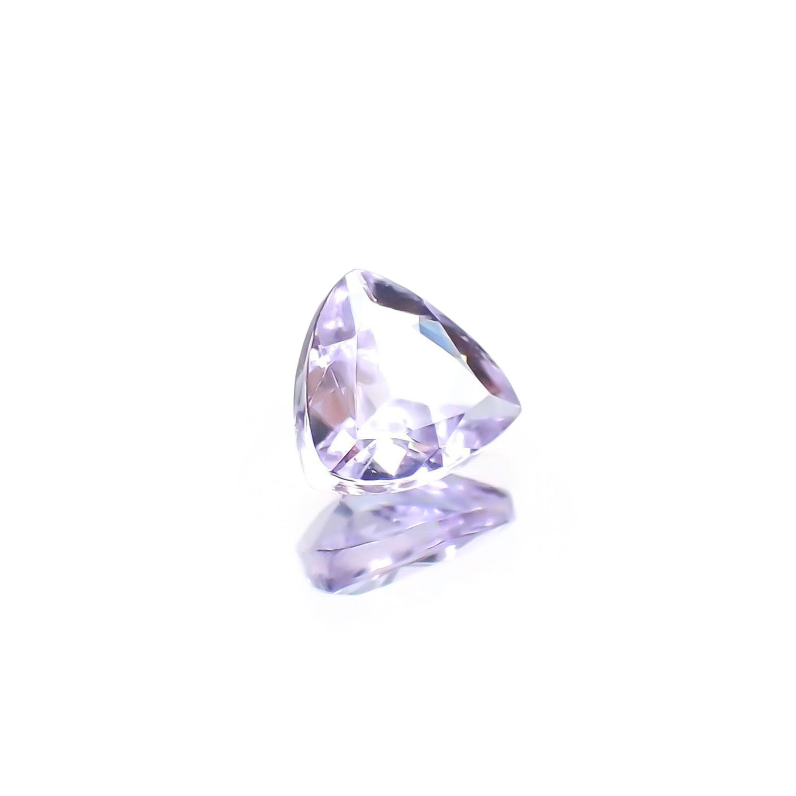 ラベンダーゾイサイト(宝石名ゾイサイト)タンザニア産 識別済 0.49ct / 5.1x5.2mm前後 [231124106]