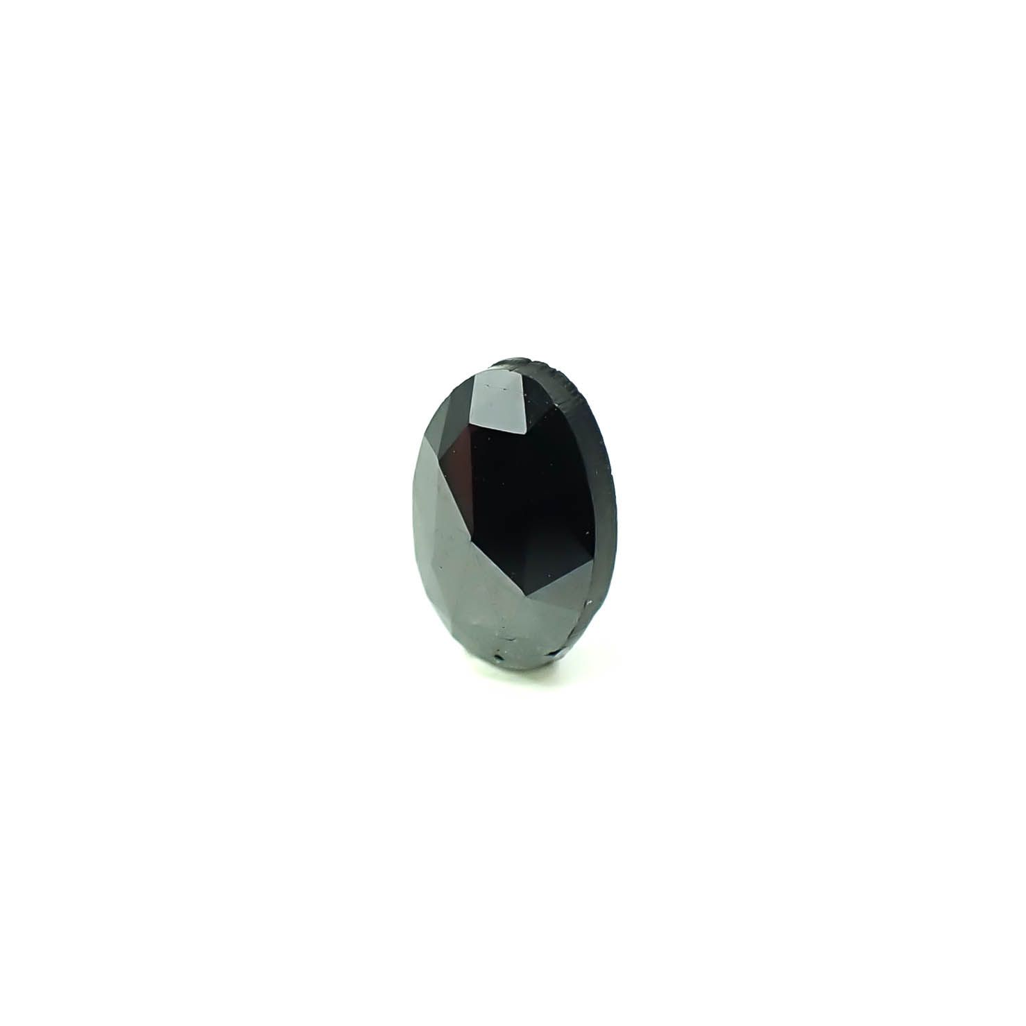 ◇ローズカット◇ブラックダイヤモンド ジンバブエ産 0.54ct / 6.3x4.1mm前後 [251131322]