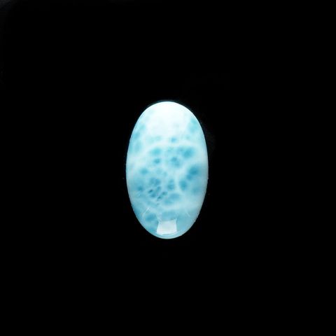 ラリマー(宝石名ブルー・ペクトライト) ドミニカ共和国産 29.56ct 識別済[240212108]24.2×14.4mm前後