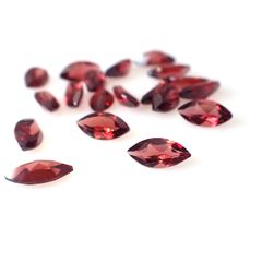<ランダムセレクト1個販売>パイラルスパイトガーネット モザンビーク産 約0.40ct [250129789-PAC]7x3.5mm前後