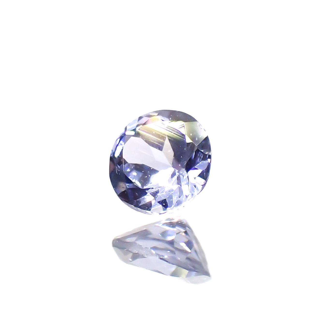 コバルトブルースピネル(宝石名ブルー・スピネル)タンザニア産 0.086ct ソ付(日独)[230622546]2.71x2.82mm前後