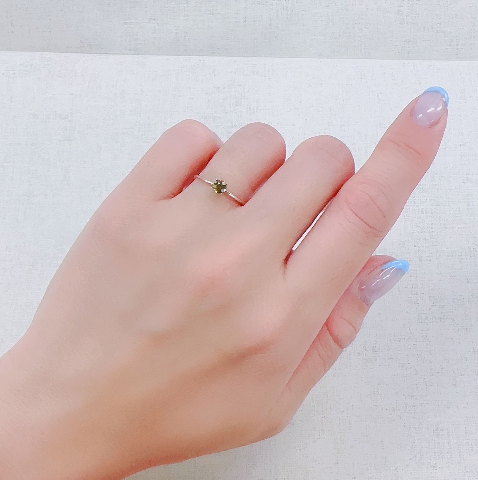 カラーチェンジスフェーン パキスタン産 0.22ct[230522192]3.6x3.5mm前後