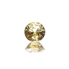イエロージルコン(宝石名ジルコン)スリランカ/カンボジア産 1.39ct 識別済[220114837]6.1x6mm前後