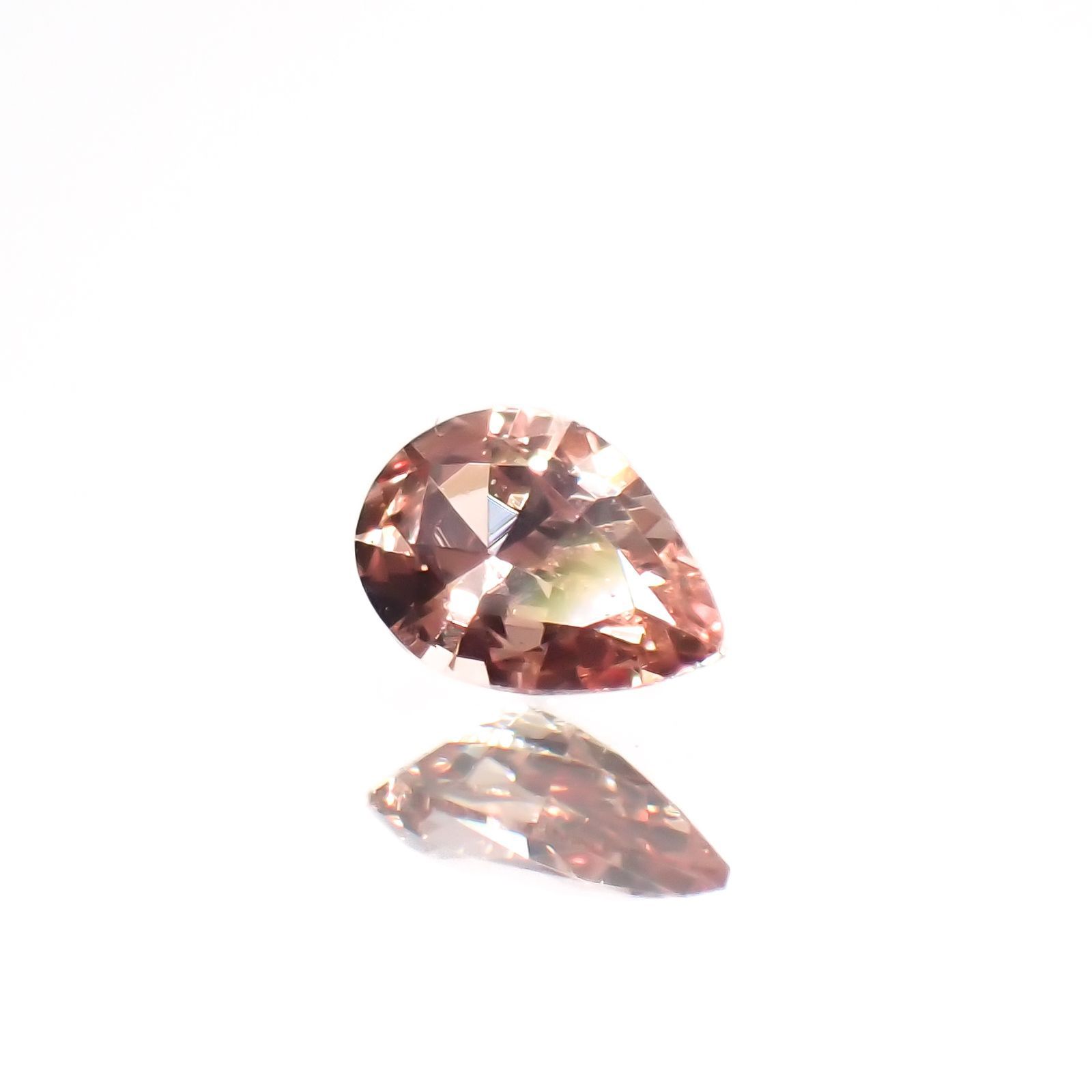 パパラチャサファイア(宝石名サファイア/別名パパラチャ・サファイア)スリランカ産 0.048ct ソ付[221219647]2.95x2mm前後