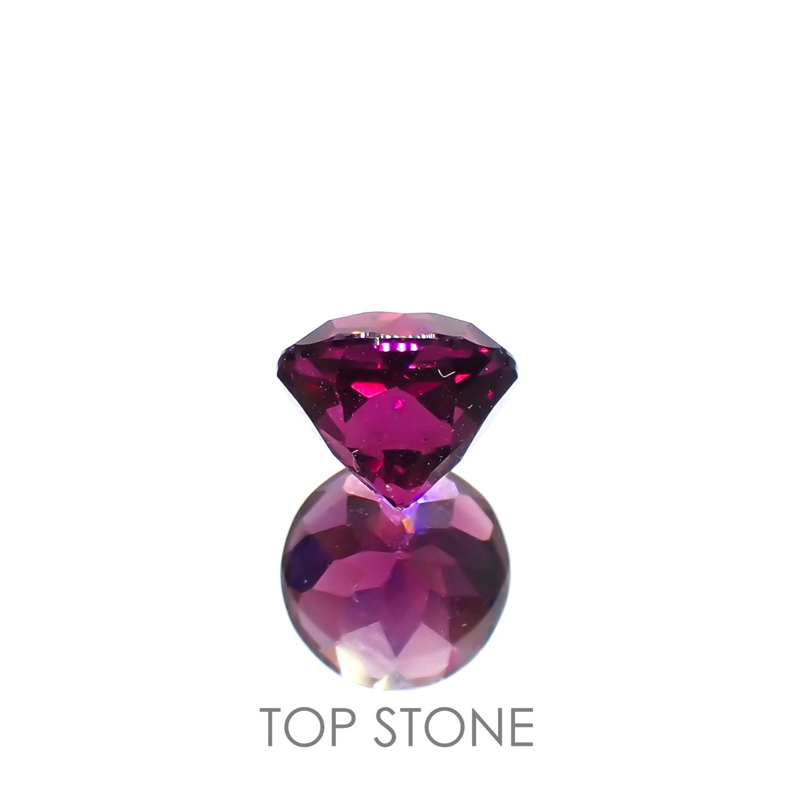 グレープガーネット(宝石名ガーネット)ブラジル産 1.32ct 識別済[220917710]6.1x6mm前後