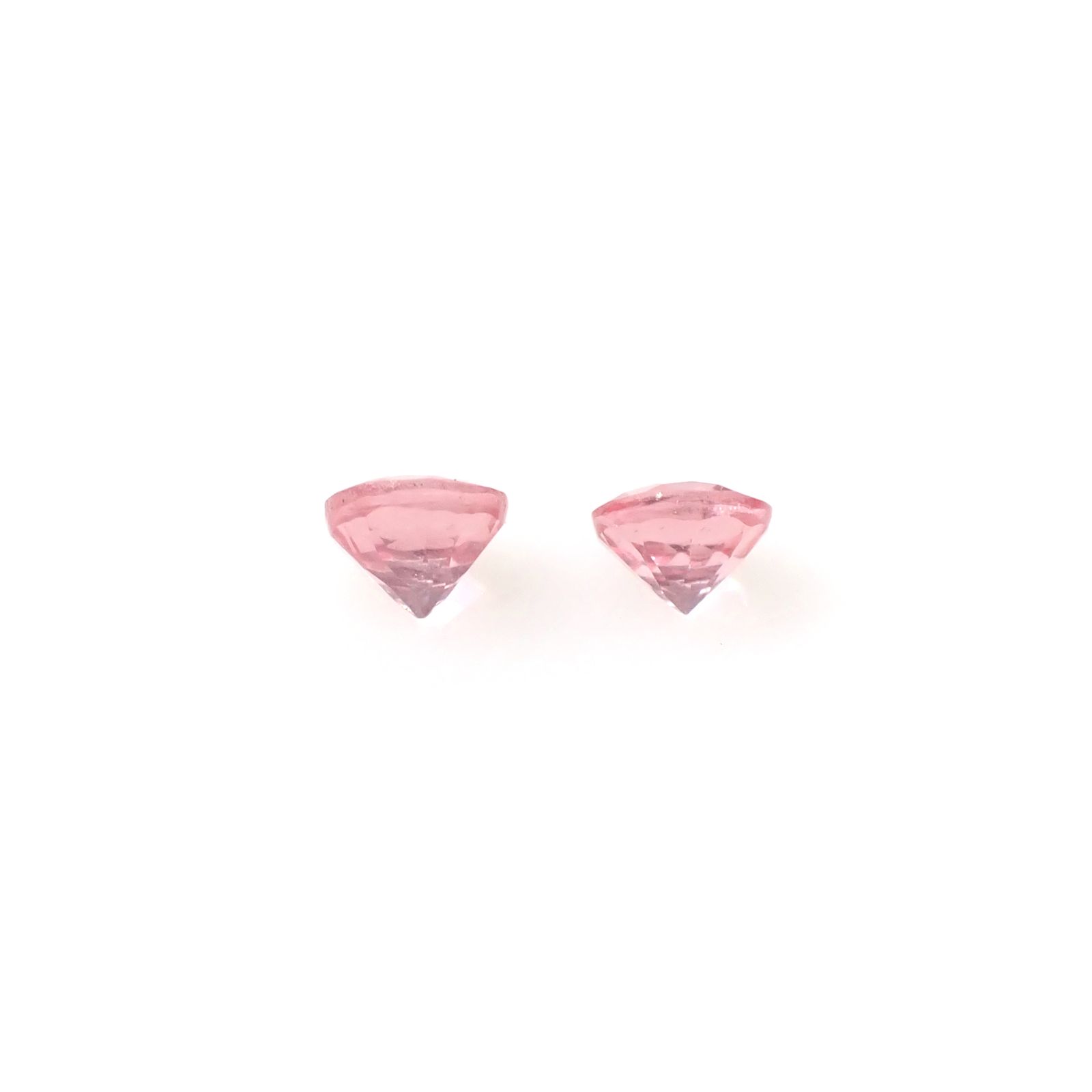 ◇ペアセット◇ピンクスピネル タンザニア産 0.46ct(2pcs合計) [250730790]3.6x3.5mm前後