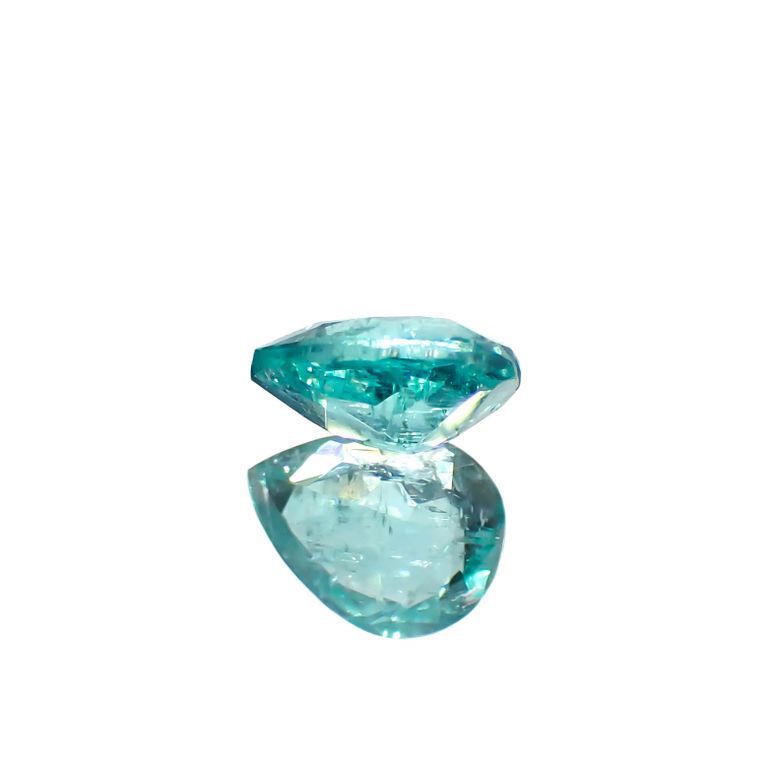 パライバトルマリン(宝石名トルマリン/別名パライバ・トルマリン)ブラジル・キントス鉱山産 0.33ct 識別済[221018754]5.3x4mm前後