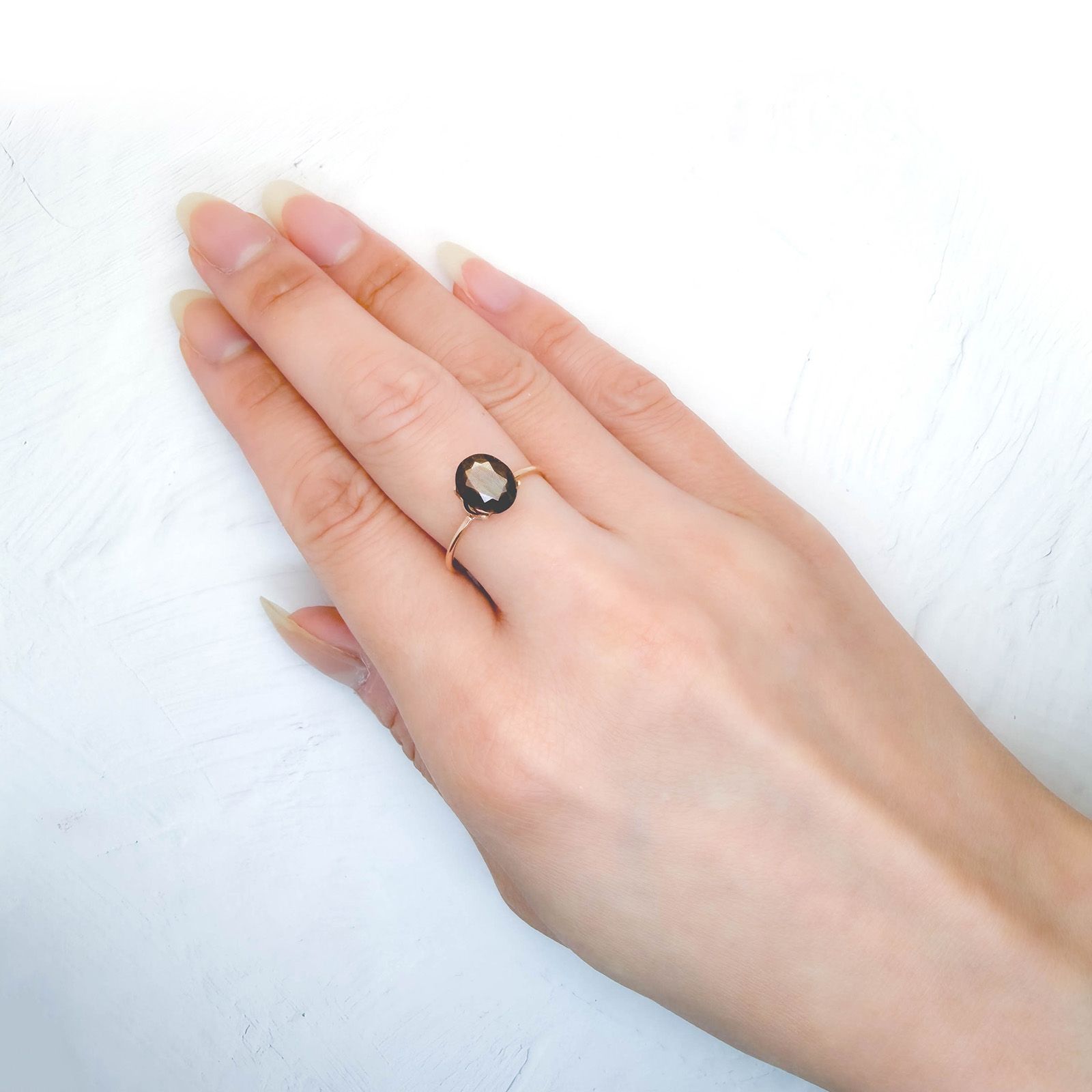 レインボーガーネット 日本・奈良県産 2.76ct / 8.6x7.1mm前後 [260932920]