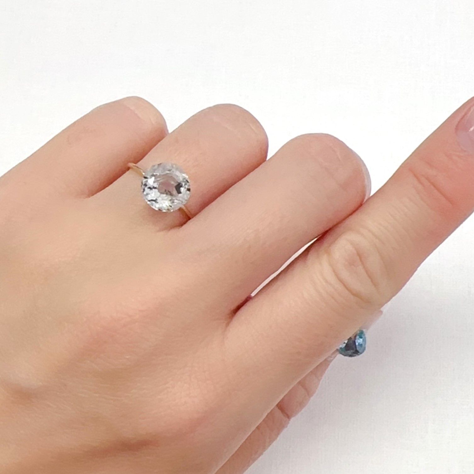 ジャガークォーツ タンザニア産 2.82ct[240427071]9x8.9mm前後