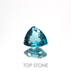 アパタイト(宝石名アパタイト) マダガスカル産 0.87ct 識別済[211013518]6.7×6mm前後
