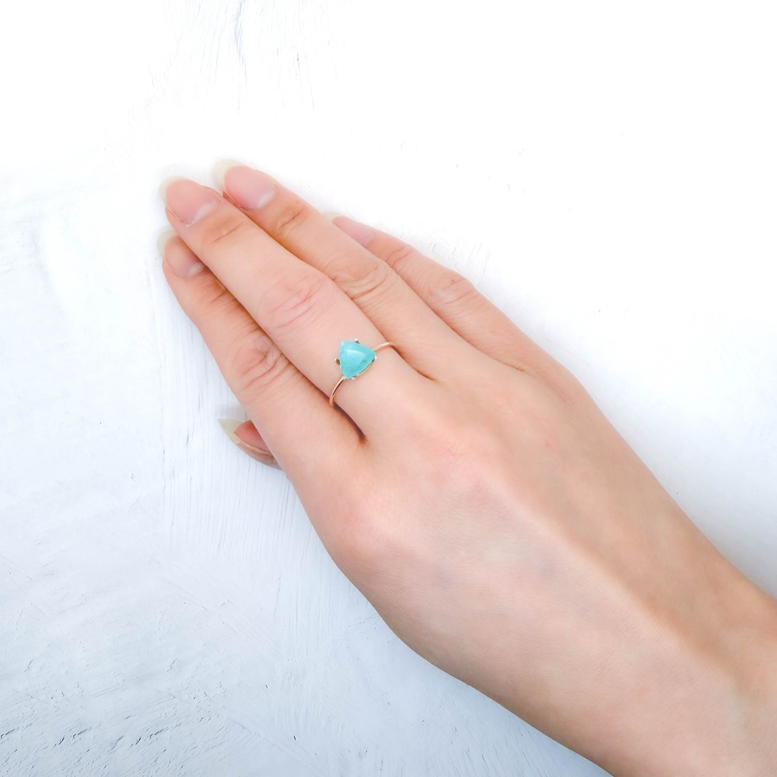 ブルースミソナイト ナミビア産 1.81ct / 7.2x7.8mm前後 [260331919]