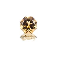 ◇オクタゴンカット◇イエロートルマリン SA(宝石名トルマリン)ブラジル産 0.55ct 識別済[231124204]5x5mm前後