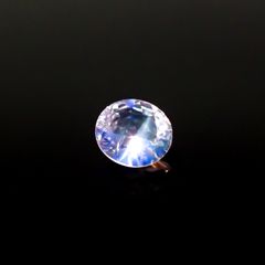 レインボームーンストーン(宝石名ラブラドライト)タンザニア産 0.36ct 識別済[241029206]5.4x4.8mm前後