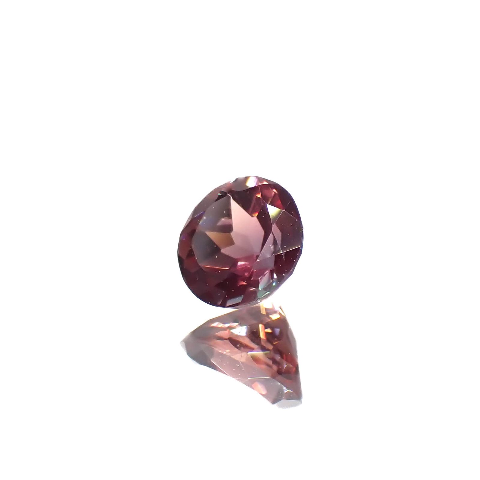 バイカラーアンデシン モンゴル産 0.24ct[230421501]4x4mm前後