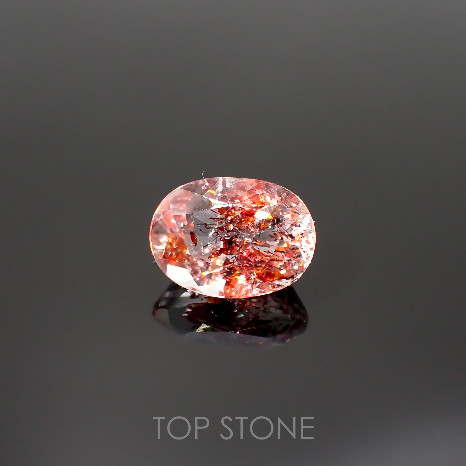 ファイヤークォーツ ナイジェリア産 2.11ct[220114741]9.5x6.9mm前後