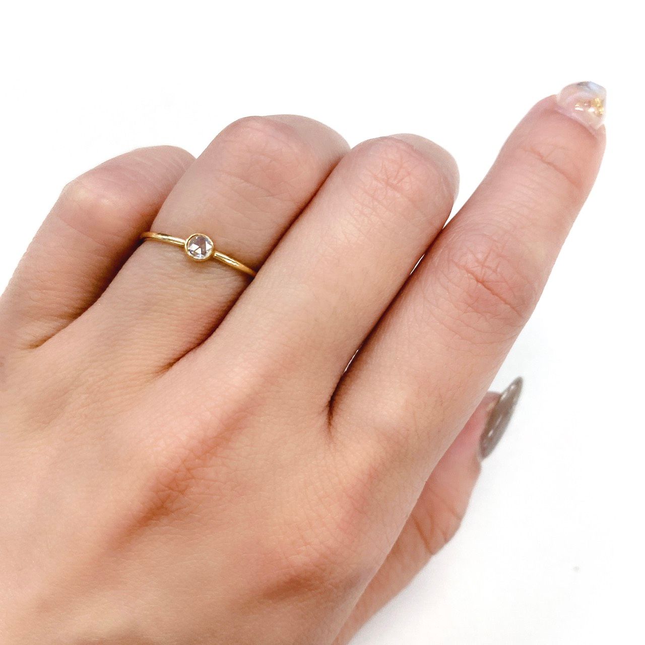 ◇ローズカット◇ダイヤモンド SI-VS / D-G 0.043ct[210510896]2.9×2.9mm前後
