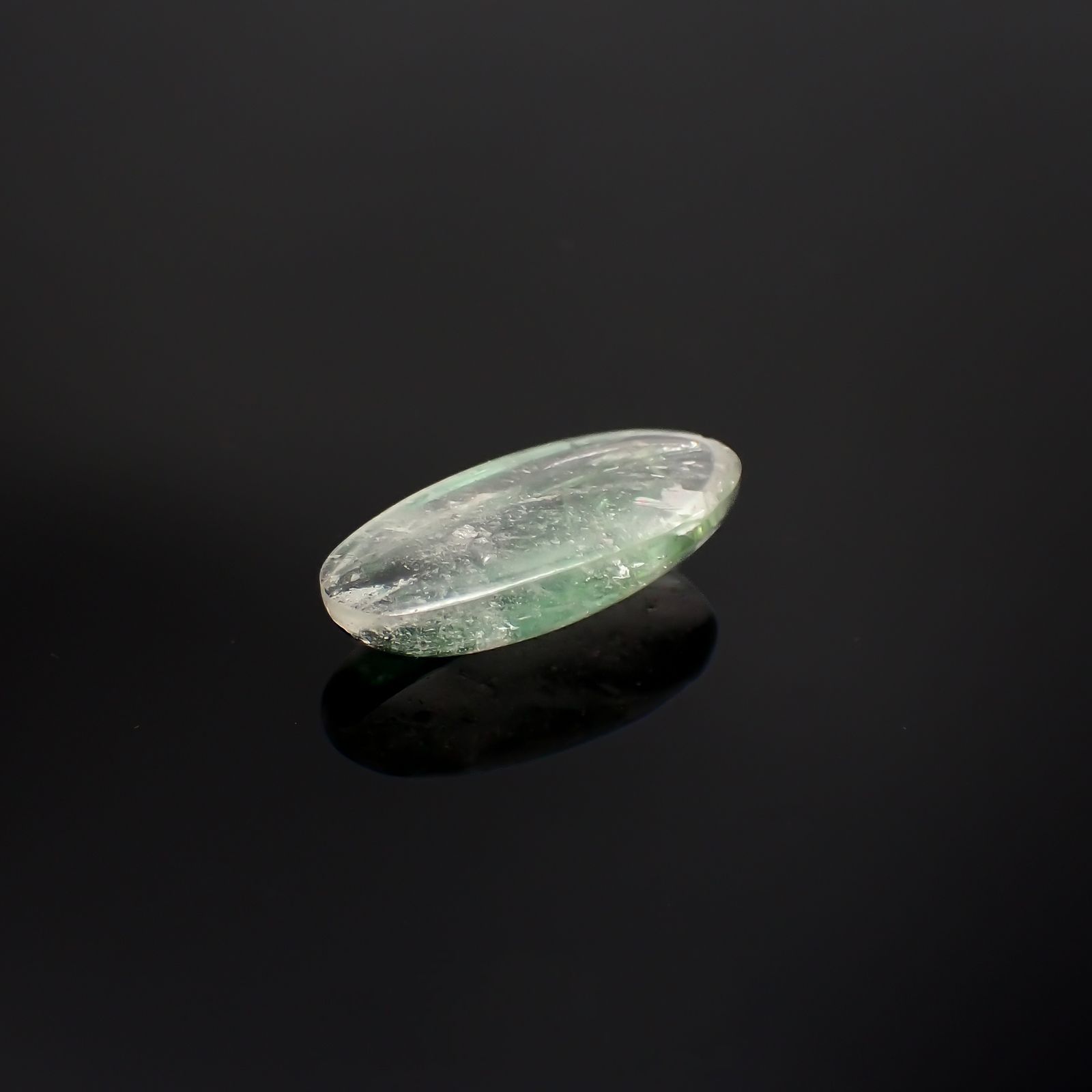 グリーントルマリンインクォーツ ブラジル・ミナスジェライス州産 9.72ct[221018308]21.8x9.9mm前後