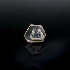 ファントムクォーツ 原石スライス ブラジル産 14.01ct[220716807]17.6x21mm前後