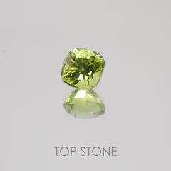 グリーンエンスタタイト(宝石名グリーン・エンスタタイト) カメルーン産 0.37ct 識別済[20128860]3.8×3.8mm前後