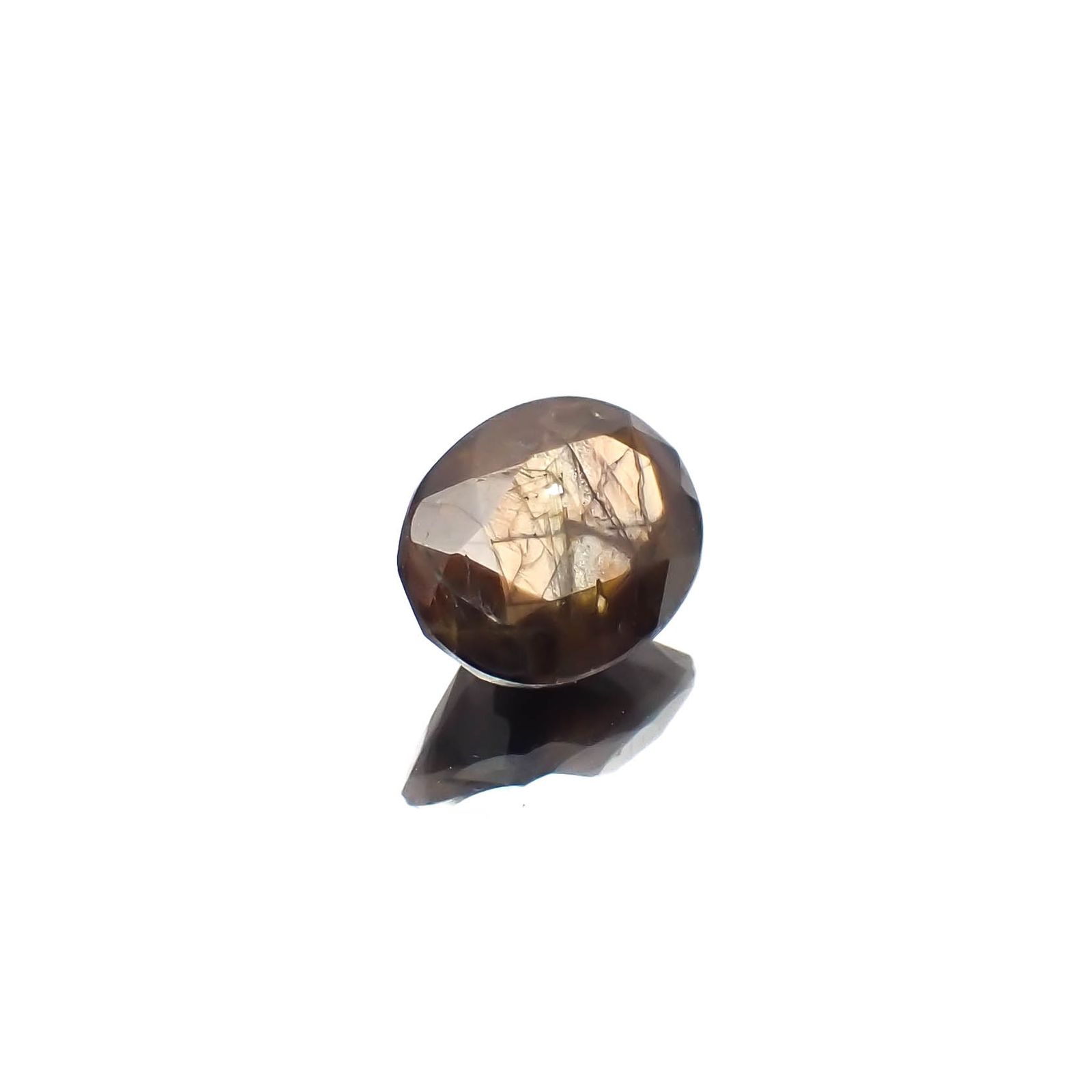 ゴールドシーンサファイア非加熱 ケニア産 2.84ct[230321327]9.4x7.1mm前後