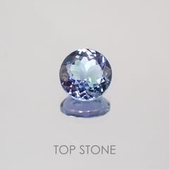 パーティーカラータンザナイト タンザニア産 ルース 0.94ct[210310099]6.2×6.2mm前後