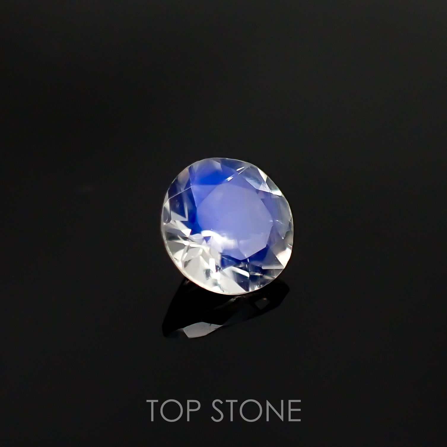 レインボームーンストーン(アンデシンラブラドライト)  インド・ビハール産 ルース 0.67ct[210611286]6×6mm前後