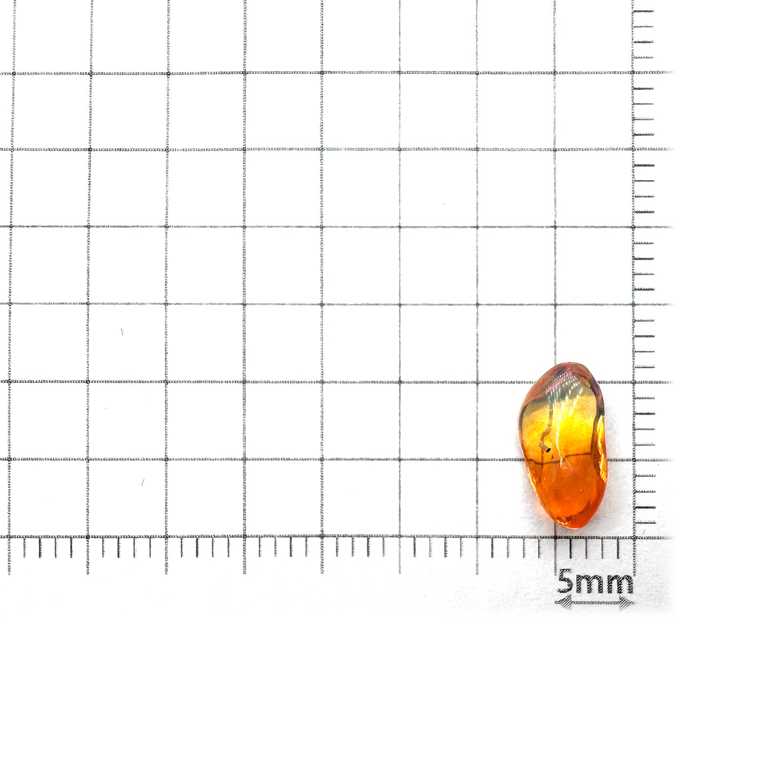 ファイヤーオパール 原石 メキシコ産 1.13ct[240125270]10.1x5.3mm前後