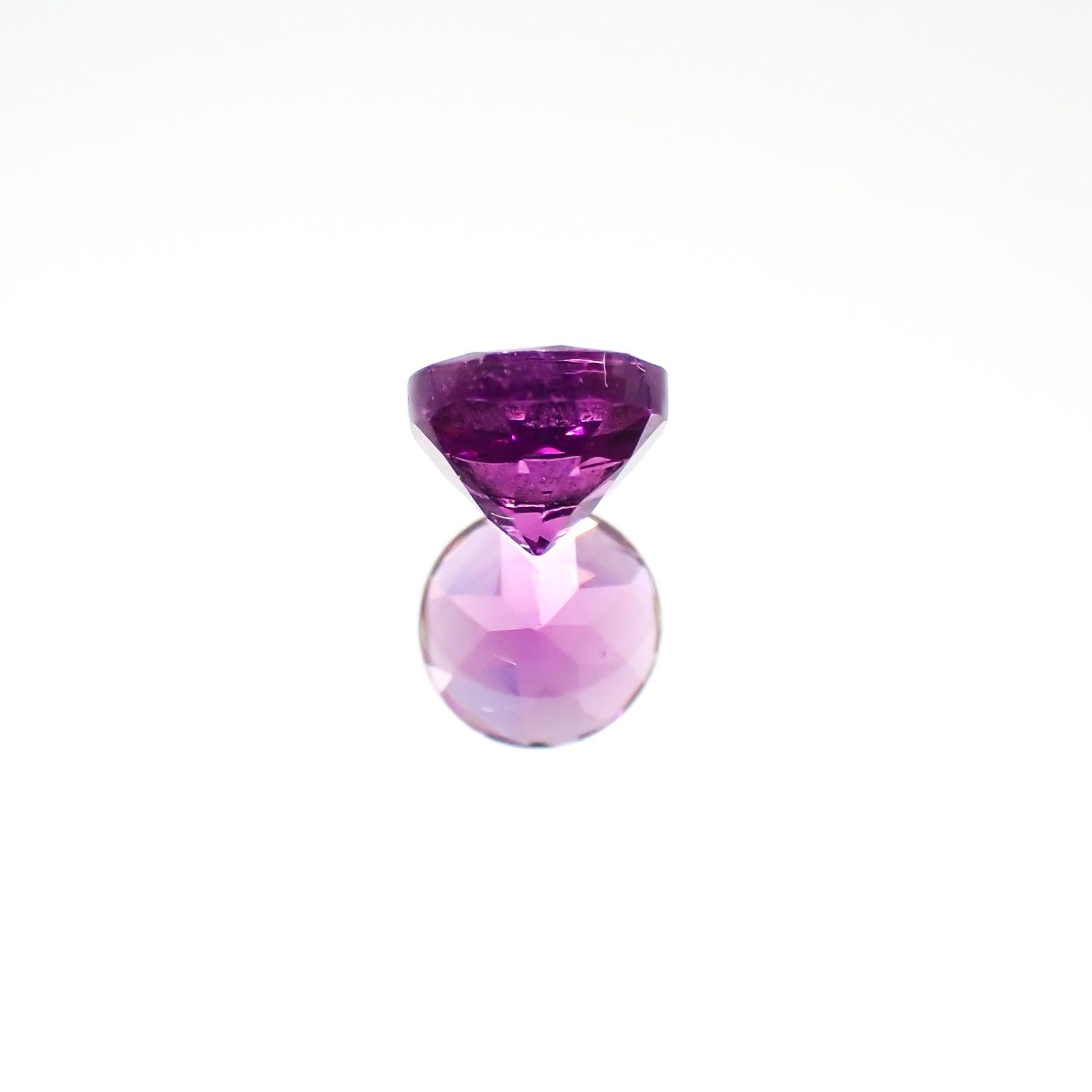 マラヤガーネット(宝石名ガーネット)タンザニア産 0.42ct 識別済[230823054]4x4mm前後