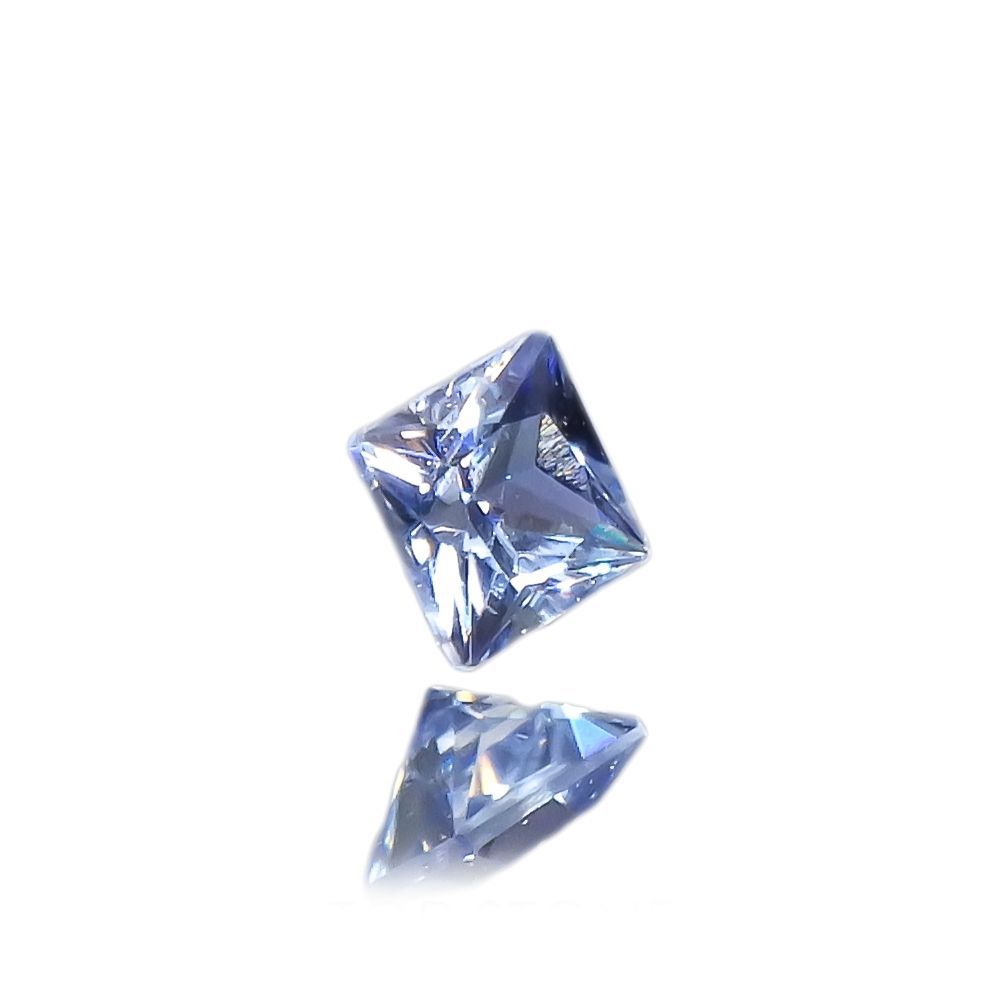 ◇プリンセスカット◇ベニトアイト アメリカ・カリフォルニア州産 0.063ct [221118976]2.1x2.1mm前後