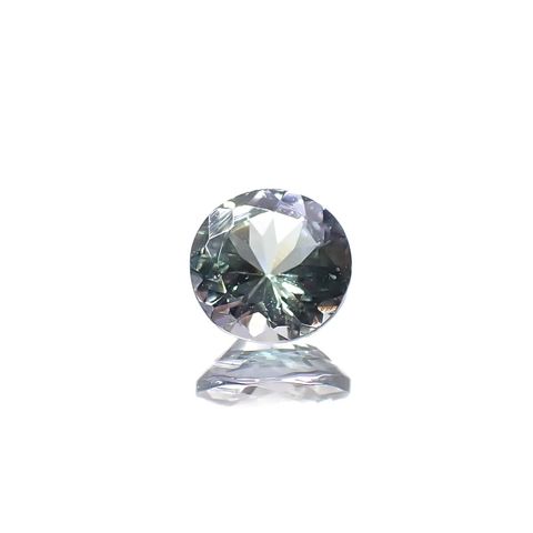 バイカラータンザナイト(宝石名ゾイサイト)タンザニア産 0.49ct 識別済[240828609]5x5mm前後