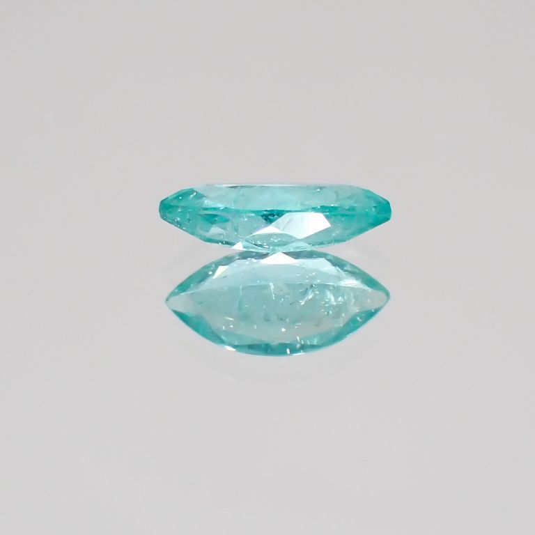 パライバトルマリン(宝石名トルマリン/別名パライバ・トルマリン) ブラジル産 0.22ct 識別済[20129256]6.2×3.2mm前後