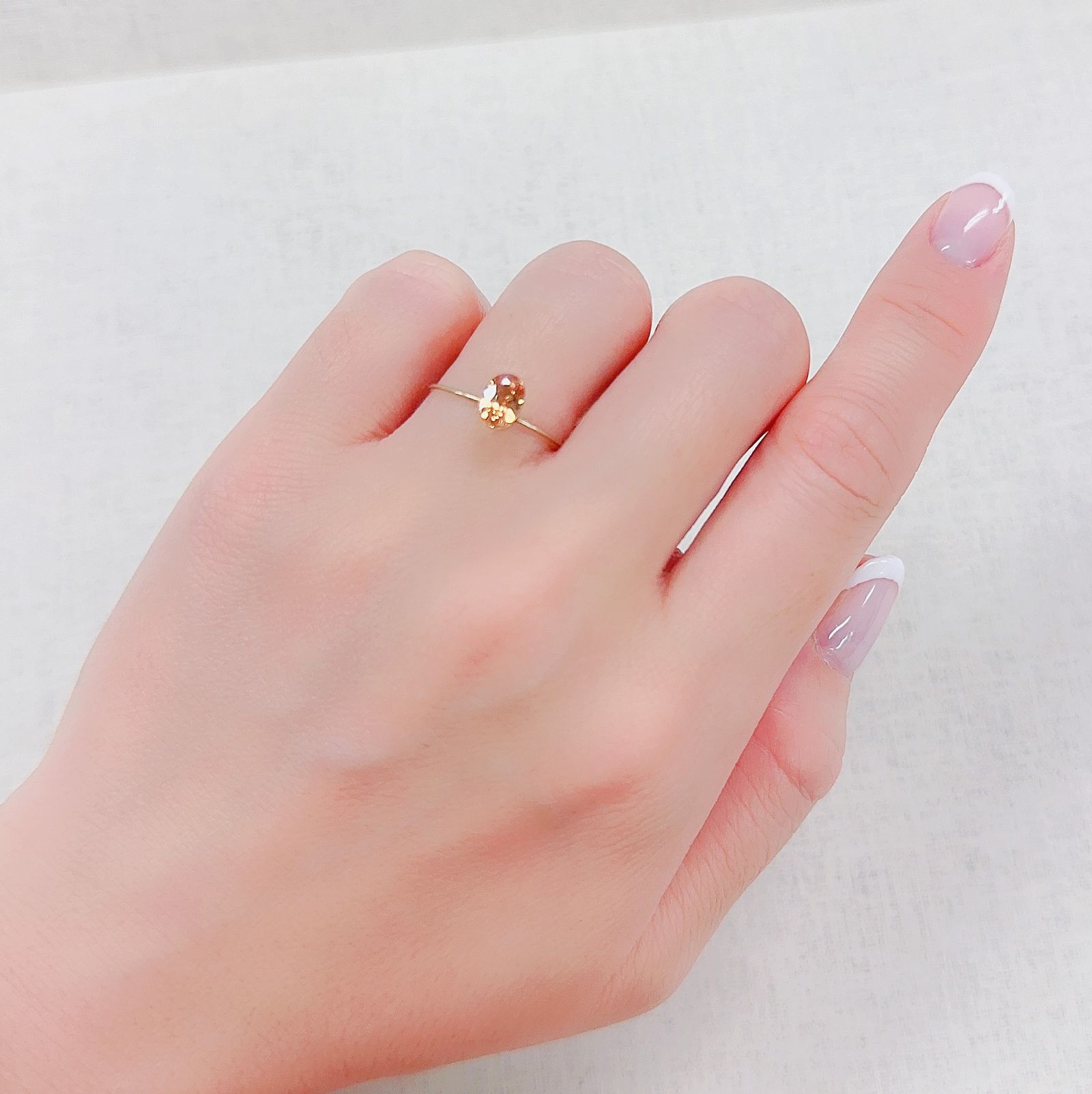 カラーチェンジマラヤガーネット(宝石名ガーネット)タンザニア産 1.05ct 識別済[230421640]6.6x4.6mm前後