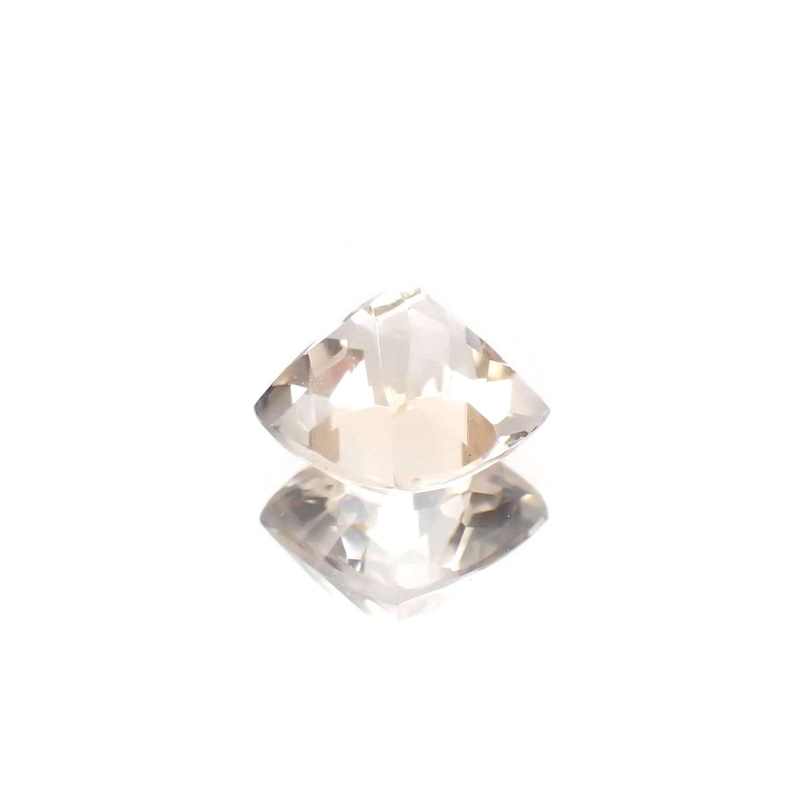 ゴールデンフェナカイト(宝石名ライトイエロー・フェナカイト)ブラジル産 1.128ct ソ付(彩珠)[241018576]6.2x6.1mm前後