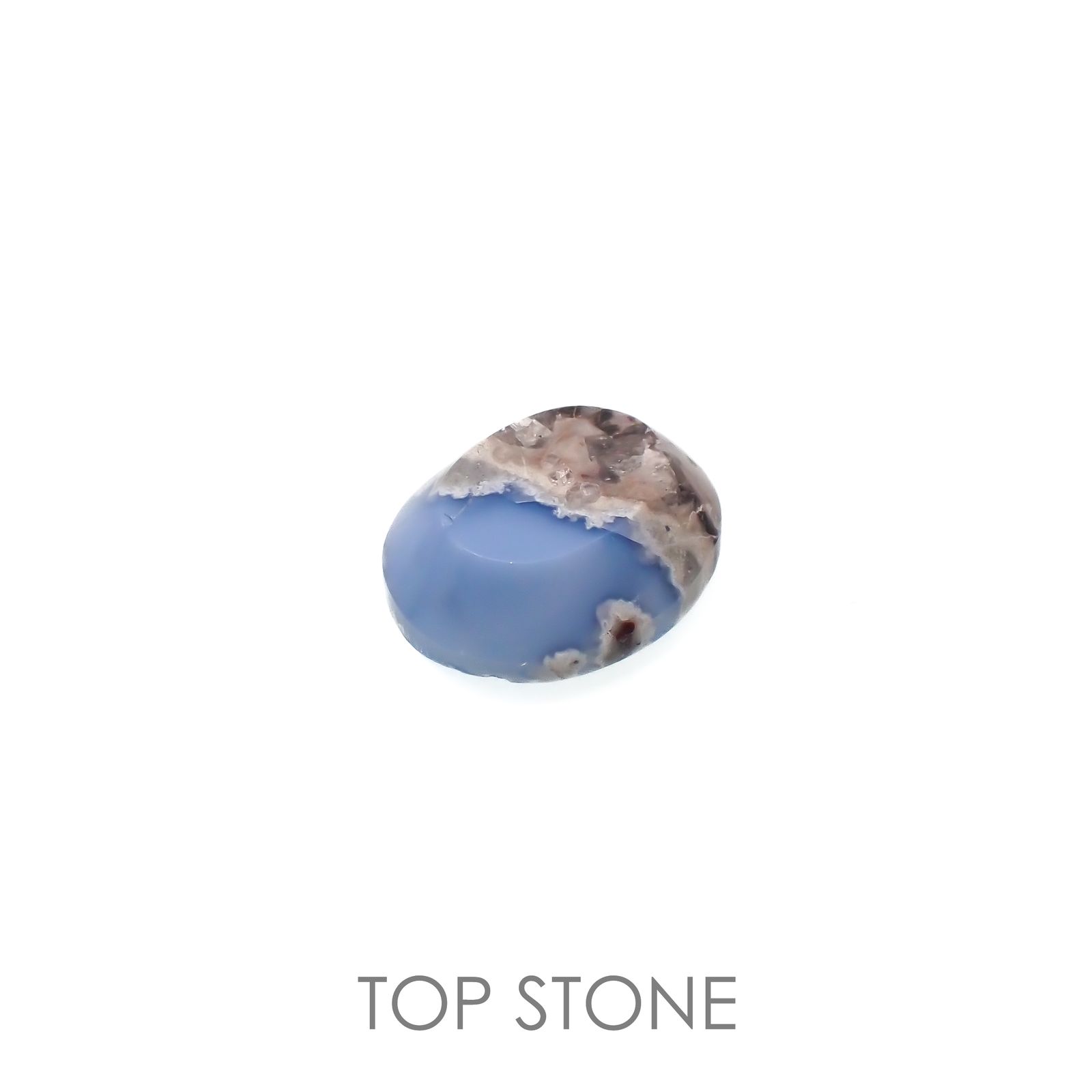 マトリックスブルーオパール アメリカ・オレゴン州産 3.52ct[220917809]12.1x10.3mm前後