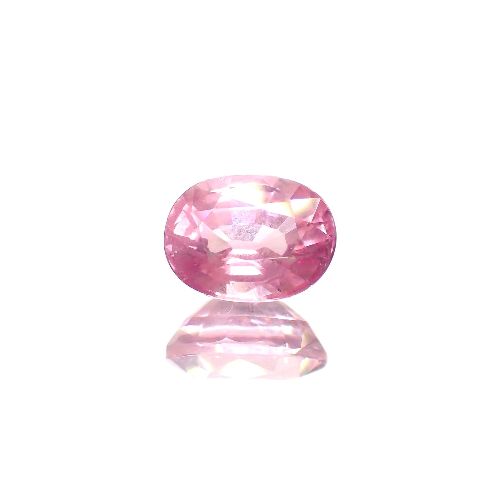 ピンクスピネル(宝石名ピンク・スピネル)タンザニア産 ソ付(彩珠) 1.414ct / 7.5x5.6mm前後 [260222574]